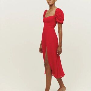 Reformation Bandit Dress Cherry - Size 10 - NWOT